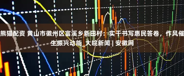 熊猫配资 黄山市徽州区富溪乡新田村：实干书写惠民答卷，作风催生振兴动能_大皖新闻 | 安徽网